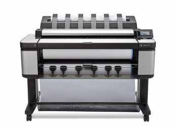The HP Designjet T3500 Production eMFP features an ultra-fast processor and a high-productivity scanner 